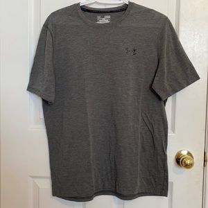 Grey under armour dry fit t-shirt size medium